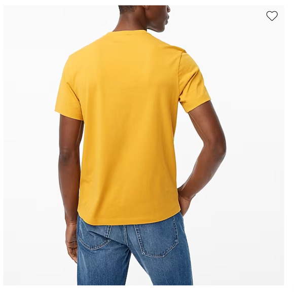 NWT J. Crew Men's Lustrous Royal Blue Washed Jersey Crewneck Tee - Picture 4 of 11